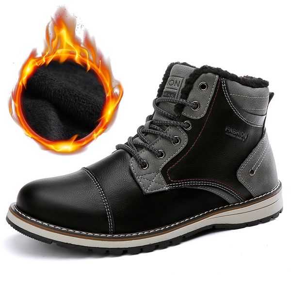 30 degrees below zero warm snow boots me winter shoes 2019 fashion men ankle boots casual man winter male footwear ka1811, Black
30 degrees below zero warm snow boots me winter shoes 2019 fashion men ankle boots casual man winter male footwear ka1811, Black