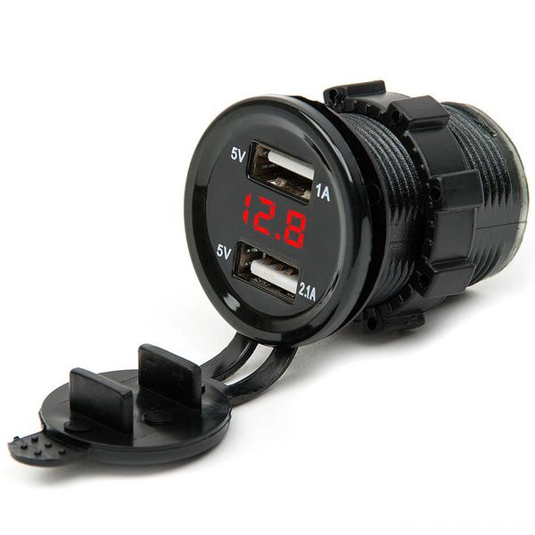 cls car-styling 12v dc motorcycle car 3.1a dual usb led charger socket voltage panel may04#2 5up
cls car-styling 12v dc motorcycle car 3.1a dual usb led charger socket voltage panel may04#2 5up