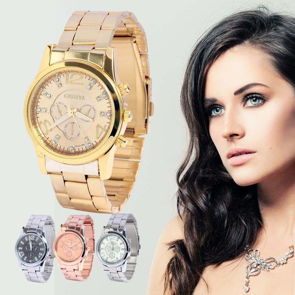 women watch stainless steel belt classic luxury geneva digital clock multicolor business rhinestone design quartz wristwatch2019, Slivery;brown
women watch stainless steel belt classic luxury geneva digital clock multicolor business rhinestone design quartz wristwatch2019, Slivery;brown