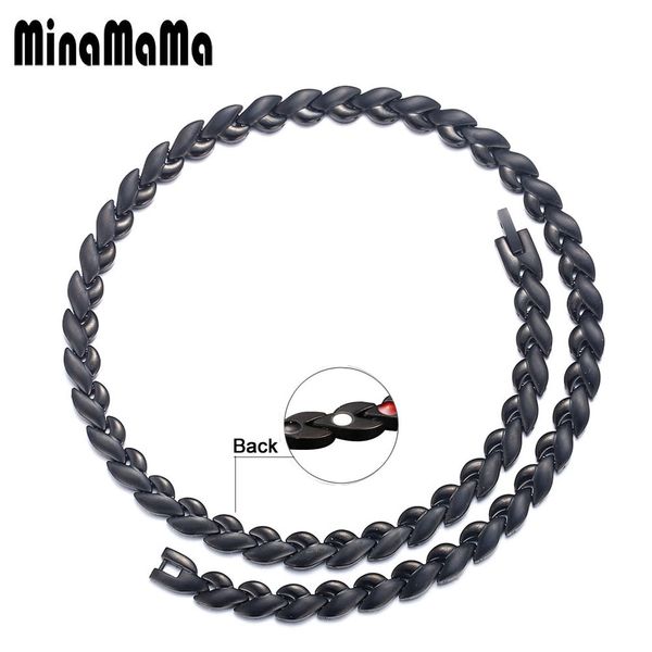 black titanium chain necklaces stainless steel health energy germanium magnetic necklace for women men health necklace jewelry, Silver
black titanium chain necklaces stainless steel health energy germanium magnetic necklace for women men health necklace jewelry, Silver