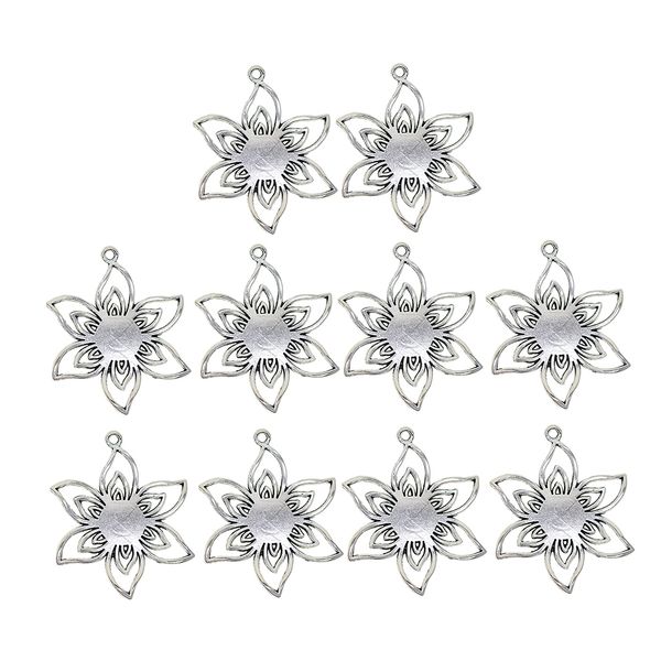 10 pieces filigree flower blank cabochon bezel settings diy pendants base for jewelry making 10mm, Black
10 pieces filigree flower blank cabochon bezel settings diy pendants base for jewelry making 10mm, Black