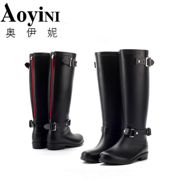 2019 spring winter punk style zipper tall boots women's pure color rain boots outdoor rubber water shoes for female 36-41 plus s, Black
2019 spring winter punk style zipper tall boots women's pure color rain boots outdoor rubber water shoes for female 36-41 plus s, Black