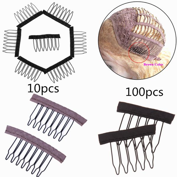 10pcs/100pcs/pack stainless steel wig combs caps factory supply wig clips hair extensions clips for wigs style supplies, Golden;silver
10pcs/100pcs/pack stainless steel wig combs caps factory supply wig clips hair extensions clips for wigs style supplies, Golden;silver