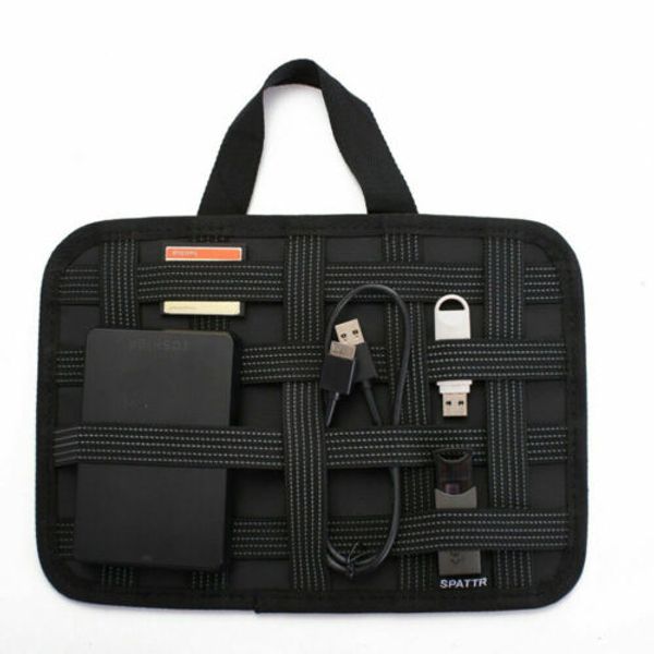 potable elastic integrated black electronic accessories cables organizer usb storage case digital bag earphone home organization
potable elastic integrated black electronic accessories cables organizer usb storage case digital bag earphone home organization