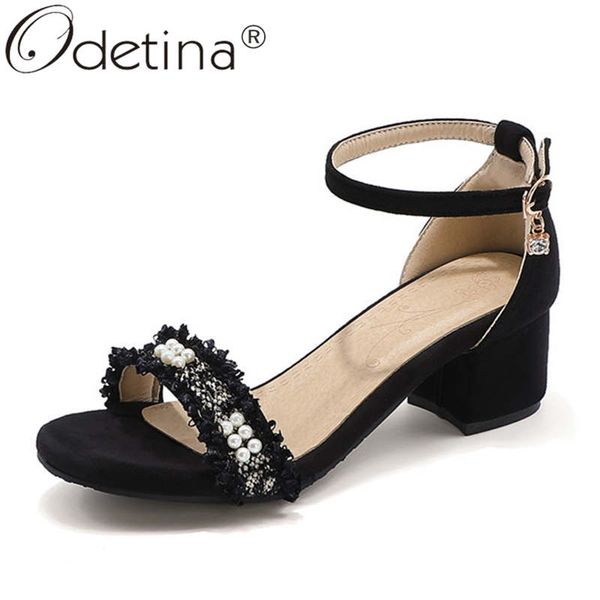 odetina women string bead round toe faux suede crystal mary janes sandals new block thick mid heel buckle strap d'orsay sandals, Black
odetina women string bead round toe faux suede crystal mary janes sandals new block thick mid heel buckle strap d'orsay sandals, Black
