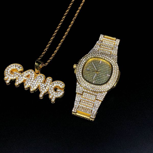 punk crystal letter english pendant necklace gold and silver cuba long chain necklace hip hop men
punk crystal letter english pendant necklace gold and silver cuba long chain necklace hip hop men