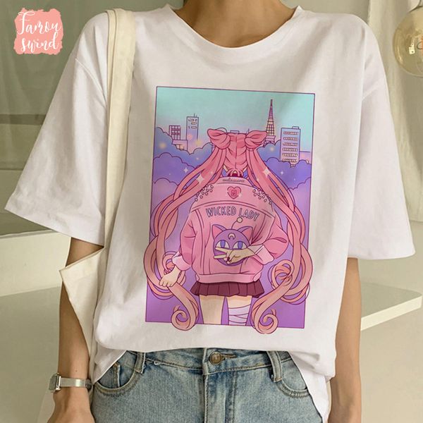 sailor футболка летняя новая мода cap рукава женщины harajuku mouw ulzzang футболка cute тис футболка мультфильм kat, White
sailor футболка летняя новая мода cap рукава женщины harajuku mouw ulzzang футболка cute тис футболка мультфильм kat, White