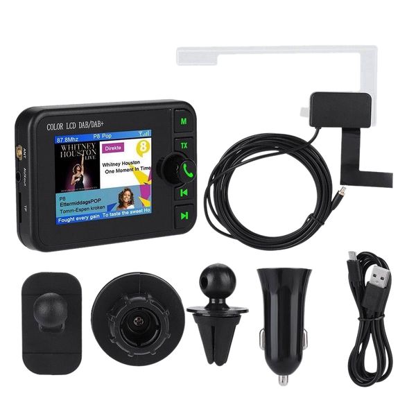 lcd screen car dab radio receiver adapter bluetooth transmitter usb charger 84x58x15mm
lcd screen car dab radio receiver adapter bluetooth transmitter usb charger 84x58x15mm