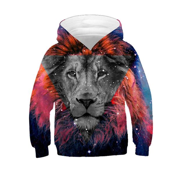 2019 children fashion hoodies boy/girl 3d sweatshirts print harajuku animal colorful lion star hooded kids pullover clothes, Black
2019 children fashion hoodies boy/girl 3d sweatshirts print harajuku animal colorful lion star hooded kids pullover clothes, Black