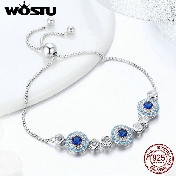 wostu топ продажа 925 sterling silver чертов глаз хорошее лаки цепи регулируемый браслет для женщин brand silver подарка ювелирных изделий f
wostu топ продажа 925 sterling silver чертов глаз хорошее лаки цепи регулируемый браслет для женщин brand silver подарка ювелирных изделий f