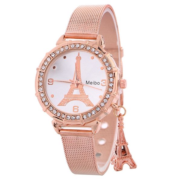 2017 new fashion stainless steel gold & silver band quartz wtach luxury women rhinestone watches valentine gift clock, Slivery;brown
2017 new fashion stainless steel gold & silver band quartz wtach luxury women rhinestone watches valentine gift clock, Slivery;brown