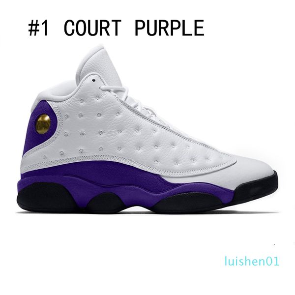 new arrivel mens basketball shoes 13s lucky green 13 court purple black cat bred sports sneakers trainers athletic size 7-13 l01
new arrivel mens basketball shoes 13s lucky green 13 court purple black cat bred sports sneakers trainers athletic size 7-13 l01