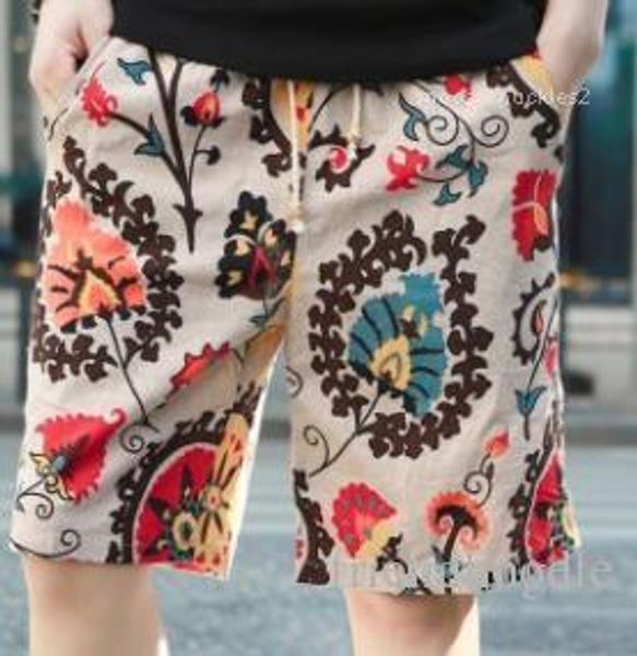 beach shorts linen casual comfortable male hommes holiday half shorts mens floral printed, White;black
beach shorts linen casual comfortable male hommes holiday half shorts mens floral printed, White;black