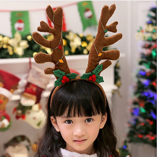 light/dark coffee christmas headband hair hoop christmas elk hair band headband accessories antlers with bells kids hoop
light/dark coffee christmas headband hair hoop christmas elk hair band headband accessories antlers with bells kids hoop