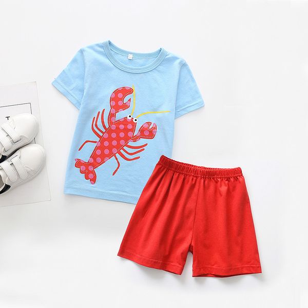 лето дети мальчики хлопок lobster печати топы блуза футболка + шорты повседневные с коротким рукавом нижнее sets o o, White
лето дети мальчики хлопок lobster печати топы блуза футболка + шорты повседневные с коротким рукавом нижнее sets o o, White