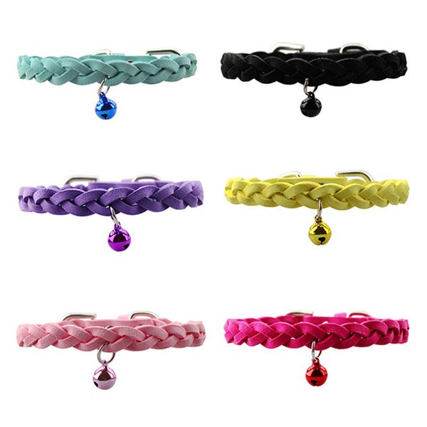 dog hand-woven collars with bells adjustable pet soft buckle leashes pet gadgets comfortable necklaces for puppy cat gift
dog hand-woven collars with bells adjustable pet soft buckle leashes pet gadgets comfortable necklaces for puppy cat gift