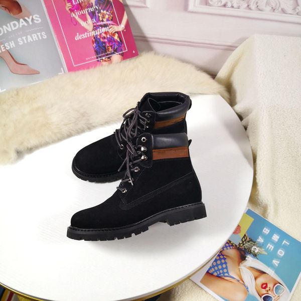 new autumn and winter style luxury designer women shoes high heels work designer boots women boots martin boots designer, Black 
new autumn and winter style luxury designer women shoes high heels work designer boots women boots martin boots designer, Black