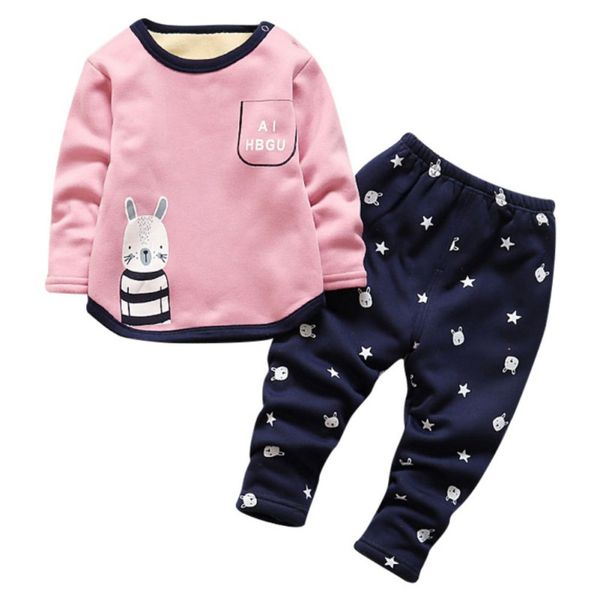 children autumn winter plus velvet pajamas set thickening home service + cartoon print pants 2pcs, White
children autumn winter plus velvet pajamas set thickening home service + cartoon print pants 2pcs, White