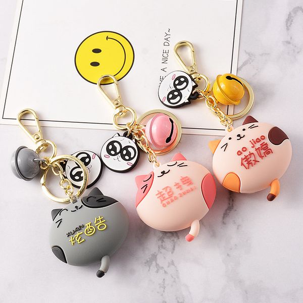 2020 new big paunch cat keychains cartoon cute cat key chain children bag pendant keyring gifts lovers holiday gift, Silver
2020 new big paunch cat keychains cartoon cute cat key chain children bag pendant keyring gifts lovers holiday gift, Silver