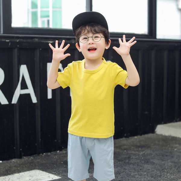 children solid color shirt t shirt clothing children for boys girls t-shirt summer sports kids outdoor sportswear, Blue
children solid color shirt t shirt clothing children for boys girls t-shirt summer sports kids outdoor sportswear, Blue