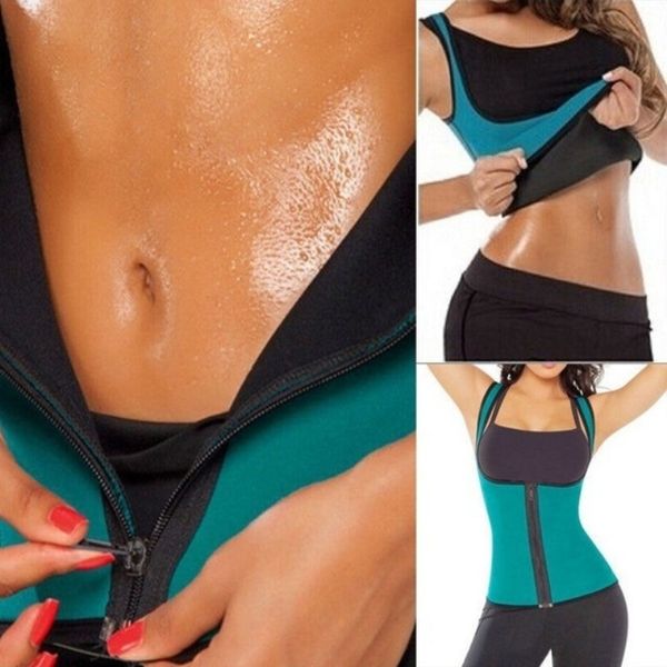women neoprene shapers slim zipper sweat enhancing waist training corset waist trainer sauna suit shaper control vest, Black;white
women neoprene shapers slim zipper sweat enhancing waist training corset waist trainer sauna suit shaper control vest, Black;white