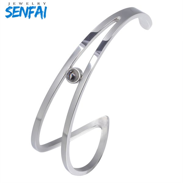 senfai new arrival multiple projections stainless steel bridal sets bangle bracelets women birthday gift love romantic jewelry, Black
senfai new arrival multiple projections stainless steel bridal sets bangle bracelets women birthday gift love romantic jewelry, Black