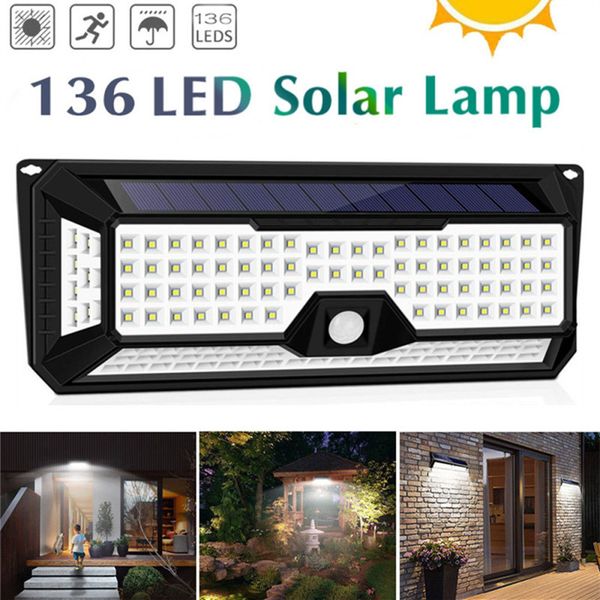 Солнечная лампа 136 LED 1810LM 4 стороны 270 градусов Сад Солнечный светодиодный свет Отк
Солнечная лампа 136 LED 1810LM 4 стороны 270 градусов Сад Солнечный светодиодный свет Отк