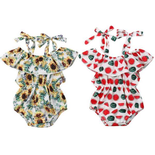 2019 0-24m bodysuit for baby girls kids clothes infant toddler watermelon sunflower jumpsuit summer suspender bodysuits outfit, Blue
2019 0-24m bodysuit for baby girls kids clothes infant toddler watermelon sunflower jumpsuit summer suspender bodysuits outfit, Blue