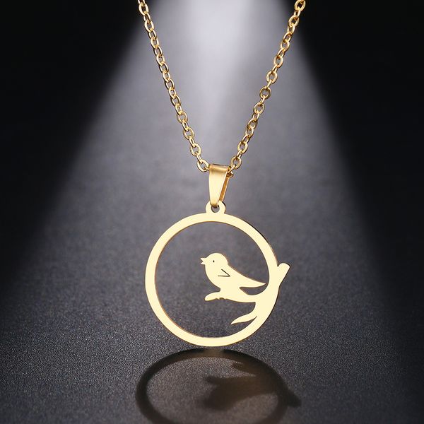 dotifi stainless steel necklace for women man waiting birds choker pendant gift necklace engagement jewelry, Silver
dotifi stainless steel necklace for women man waiting birds choker pendant gift necklace engagement jewelry, Silver