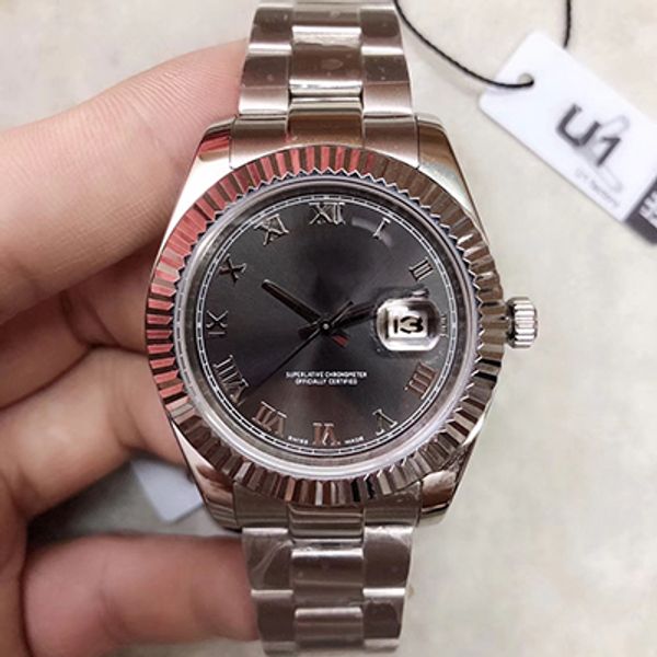 luxury mens watch 126334 automatic movement stainless steel watches men 2813 mechanical designer brand datejust watches wristwatches, Slivery;brown
luxury mens watch 126334 automatic movement stainless steel watches men 2813 mechanical designer brand datejust watches wristwatches, Slivery;brown