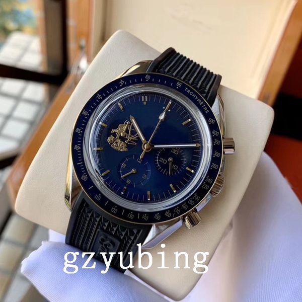 new mens watch master apollo 11 50th limited edition quartz movement full function gentleman's watch, Slivery;brown
new mens watch master apollo 11 50th limited edition quartz movement full function gentleman's watch, Slivery;brown