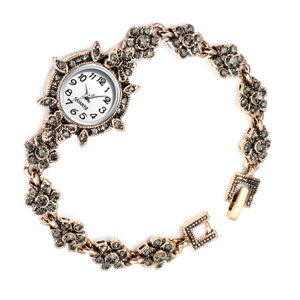luxury quartz watch women turkish gray rhinestone antique gold bracelet vintage watch women jewelry 2019 new montre femme, Slivery;brown
luxury quartz watch women turkish gray rhinestone antique gold bracelet vintage watch women jewelry 2019 new montre femme, Slivery;brown
