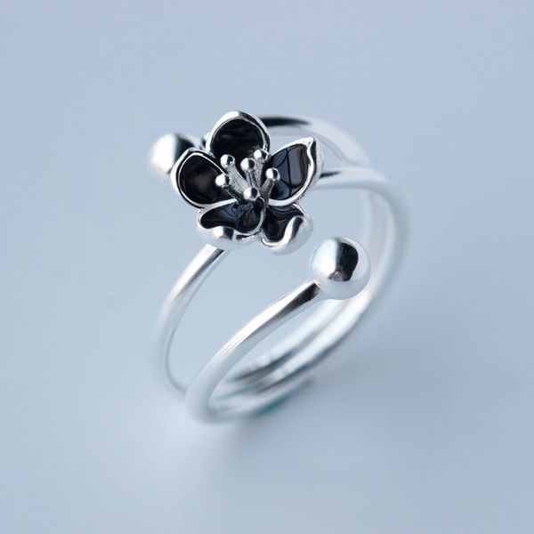 925-sterling-silver retro vintage "mystic floral" black rose bud flower rings for women | multi layer gift, Golden;silver
925-sterling-silver retro vintage "mystic floral" black rose bud flower rings for women | multi layer gift, Golden;silver