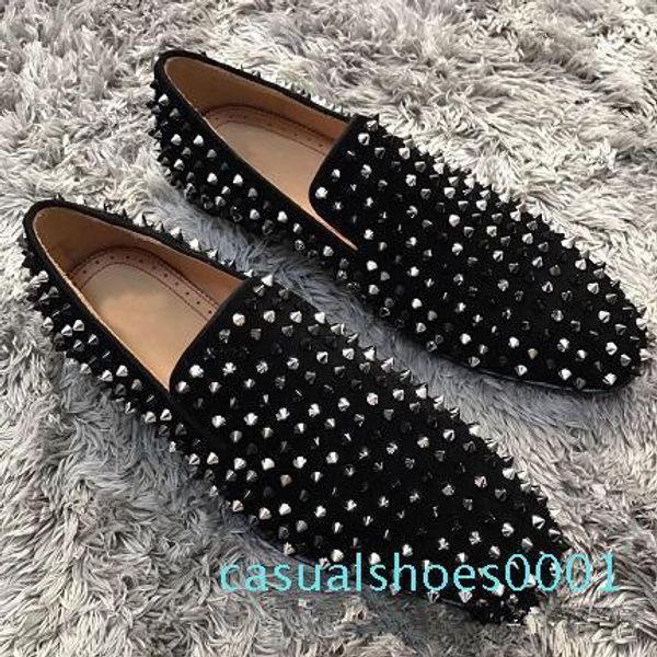 brand red bottom loafers luxurious party wedding shoes designer black patent leather suede spikes studded dress casual for men shoes ac01
brand red bottom loafers luxurious party wedding shoes designer black patent leather suede spikes studded dress casual for men shoes ac01