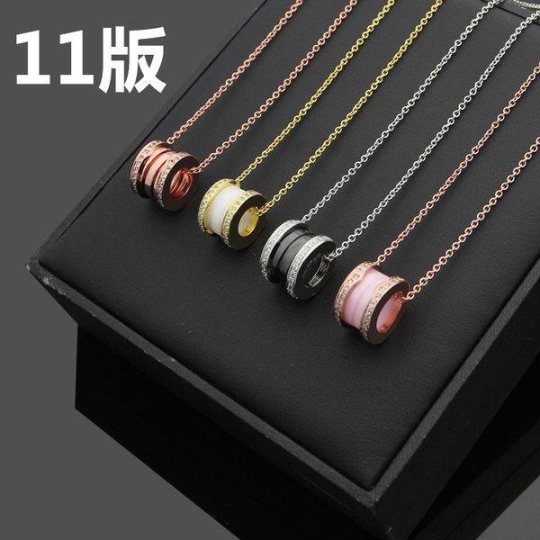 2020 designer titanium steel jewelry good quality black and white powder ceramic diamond necklace spring necklace 18k gold ladies necklace, Silver
2020 designer titanium steel jewelry good quality black and white powder ceramic diamond necklace spring necklace 18k gold ladies necklace, Silver