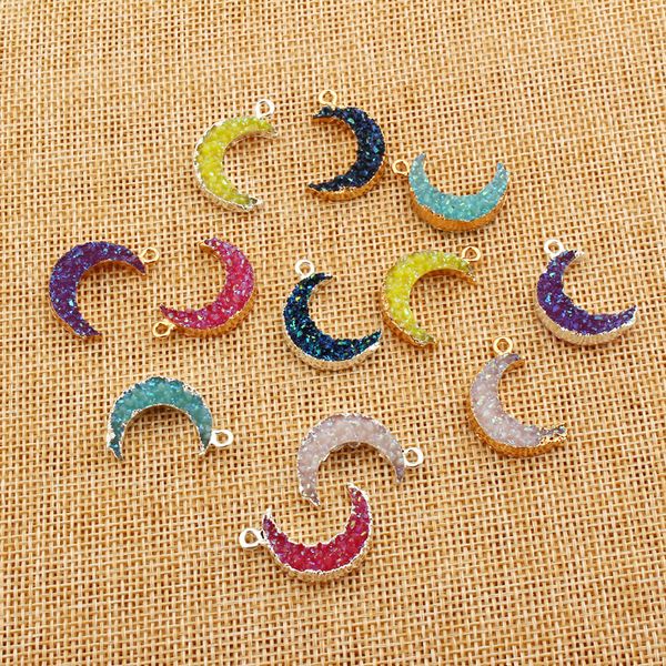 2pcs fashion small moon necklace pendant charms resin earring base findings women diy bracelet oorbellen choker jewelry gift, Bronze;silver
2pcs fashion small moon necklace pendant charms resin earring base findings women diy bracelet oorbellen choker jewelry gift, Bronze;silver