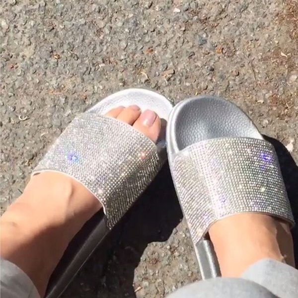 rhinestone women slippers flip flops summer women crystal diamond bling beach slides sandals casual shoes slip on slipper sh190726, Black
rhinestone women slippers flip flops summer women crystal diamond bling beach slides sandals casual shoes slip on slipper sh190726, Black