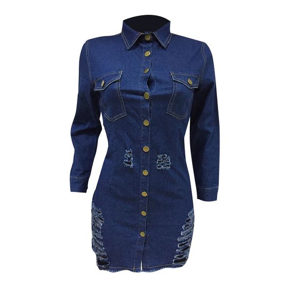 slim autumn winter high waist full sleeve denim hole women dresses fashion casual bodycon bandage club night dress sale, Black;gray
slim autumn winter high waist full sleeve denim hole women dresses fashion casual bodycon bandage club night dress sale, Black;gray