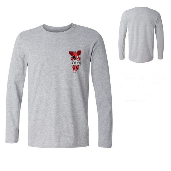 men t shirt hip hop t-shirt pre-cotton o-neck tshirt man teenage it's me kawaii fnaf plush foxy long sleeve men's tees & polos, White;black
men t shirt hip hop t-shirt pre-cotton o-neck tshirt man teenage it's me kawaii fnaf plush foxy long sleeve men's tees & polos, White;black