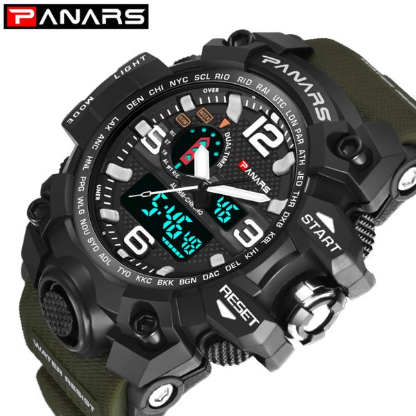 panars watches stylish watch men double display outdoor sport watch waterproof relogio relogio digital reloj deportivo hombre #a, Slivery;brown
panars watches stylish watch men double display outdoor sport watch waterproof relogio relogio digital reloj deportivo hombre #a, Slivery;brown