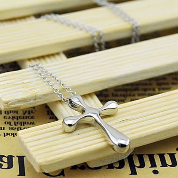 fashion-christmas birthday present lettering 100% 925 sterling silver simple cross pendant necklace fashion women jewelry wholesale
fashion-christmas birthday present lettering 100% 925 sterling silver simple cross pendant necklace fashion women jewelry wholesale