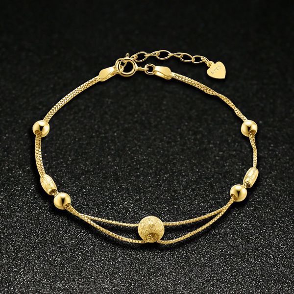 frosted beads bracelet authentic 100% 925 sterling silver bracelets for women charms jewelry bracelets & bangles gold color, Golden;silver
frosted beads bracelet authentic 100% 925 sterling silver bracelets for women charms jewelry bracelets & bangles gold color, Golden;silver