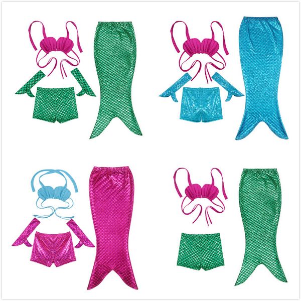 3-12y girls kids mermaid tail swimsuit short gloves cosplay mermaid swimming bikini set girls child costume beachwear swimwear
3-12y girls kids mermaid tail swimsuit short gloves cosplay mermaid swimming bikini set girls child costume beachwear swimwear