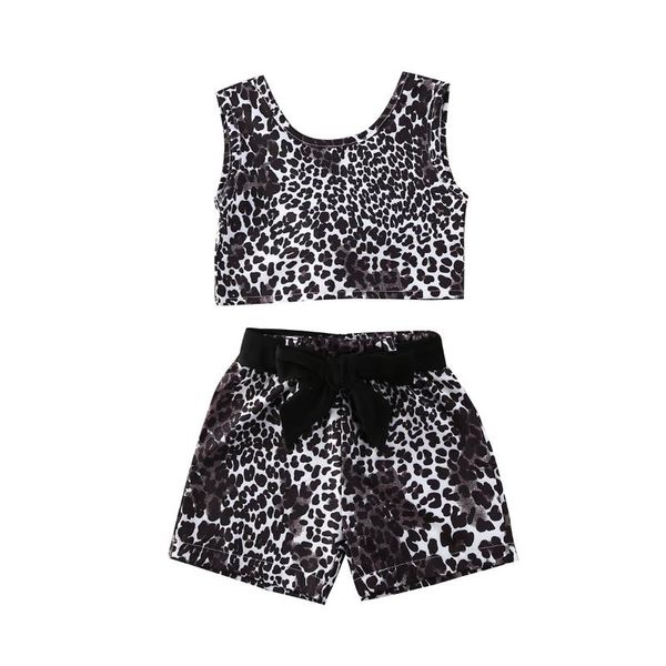1-5y toddler kids baby girl clothes sets sleeveless leopard print t-shirt pants outfit, White
1-5y toddler kids baby girl clothes sets sleeveless leopard print t-shirt pants outfit, White