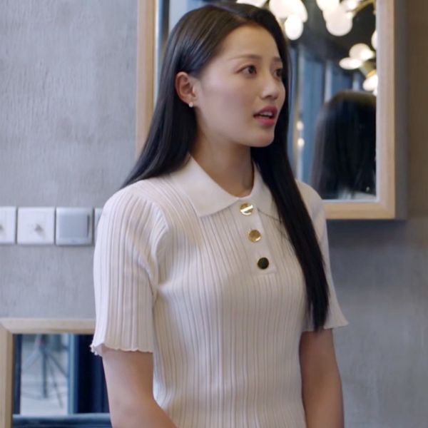 flounce turn down collar knitwear with buttons women short sleeve white tee casual slim spring summer knitted pullover, White;black
flounce turn down collar knitwear with buttons women short sleeve white tee casual slim spring summer knitted pullover, White;black