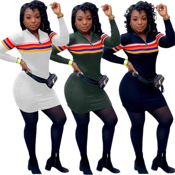 designer dresses long sleeve v neck winter females dresses casual womens clothing striped printed womens, Black;gray
designer dresses long sleeve v neck winter females dresses casual womens clothing striped printed womens, Black;gray