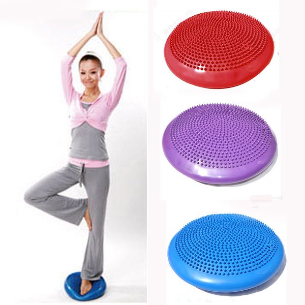 inflatable stability disc strength trainer 34 cm diameter yoga cushion with pump for improving posture stability
inflatable stability disc strength trainer 34 cm diameter yoga cushion with pump for improving posture stability