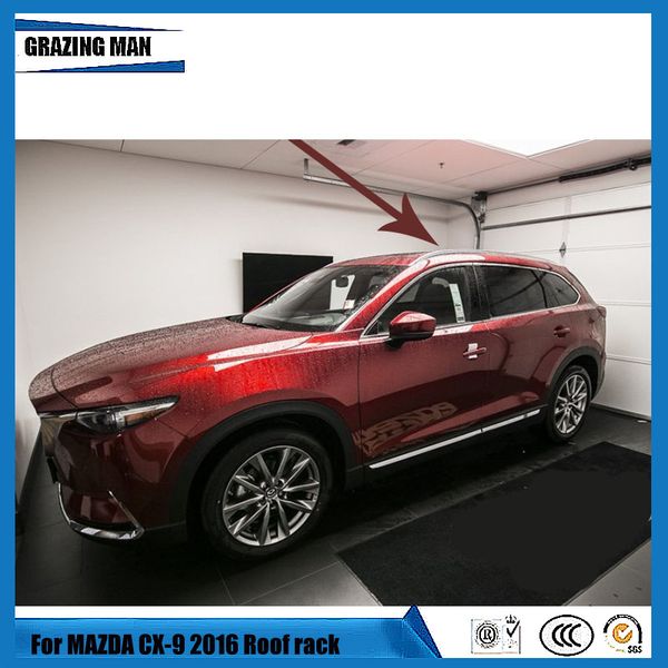 aluminium alloy screw install side rail bar roof rack for mazda cx-9 cx9 2016 2017 2018 16 17 18
aluminium alloy screw install side rail bar roof rack for mazda cx-9 cx9 2016 2017 2018 16 17 18