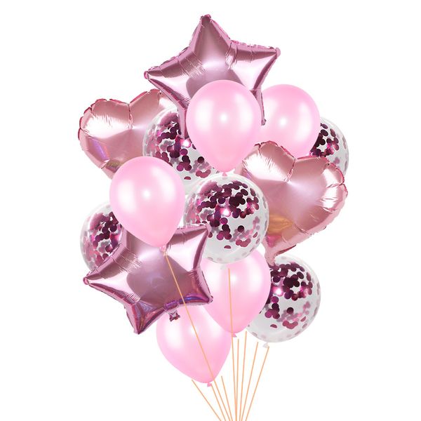 party decoration 14pcs/set 18inch heart star foil balloon 12inch confetti latex balloons birthday wedding decor globos accessories supplies
party decoration 14pcs/set 18inch heart star foil balloon 12inch confetti latex balloons birthday wedding decor globos accessories supplies