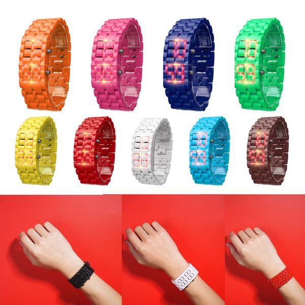 new iron samurai metal bracelet watch led digital hour men women sport watch electronic digital gifts, Slivery;brown
new iron samurai metal bracelet watch led digital hour men women sport watch electronic digital gifts, Slivery;brown